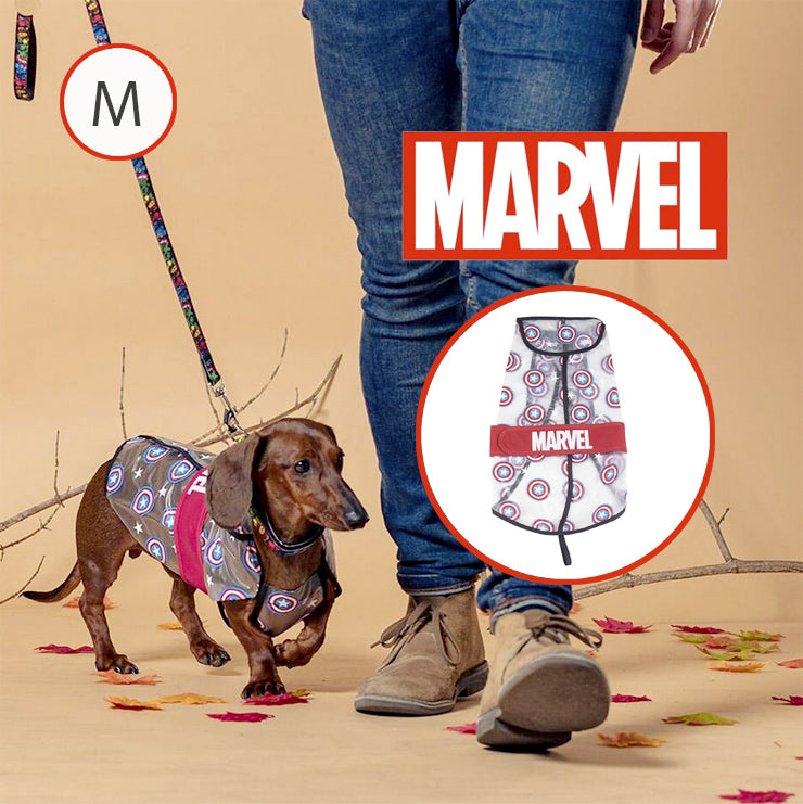 Impermeabile per Cani Trasparente The Avengers M